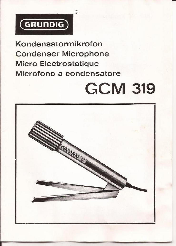 Mikrofon GCM 319 - Stereoanlagen & Kompaktanlagen - Bild 4
