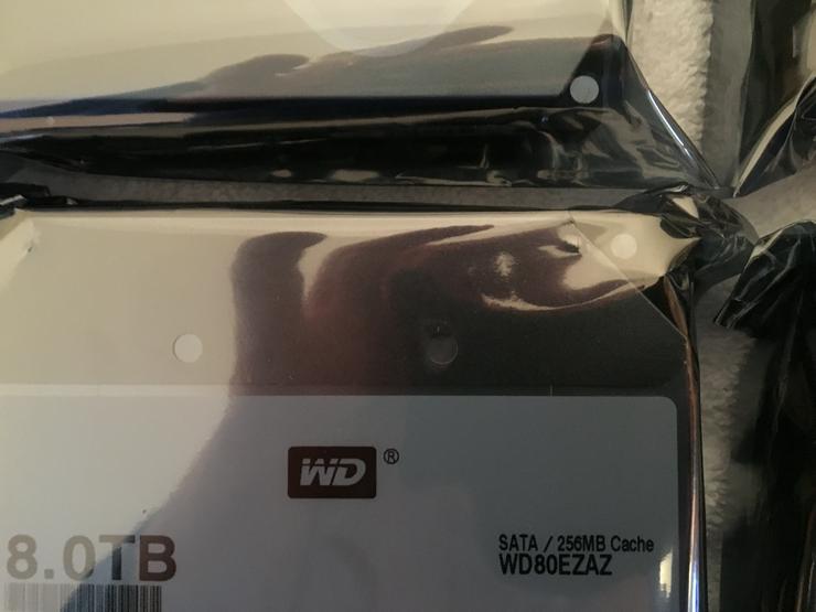 Bild 1: WD Festplatte 8TB HDD NAS 8000 GB WD80EZAZ - NEU & OVP (Bulk)