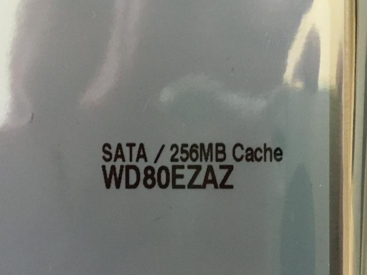 Bild 2: WD Festplatte 8TB HDD NAS 8000 GB WD80EZAZ - NEU & OVP (Bulk)