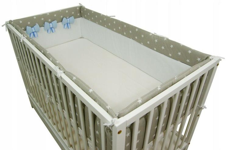 Nestchen 420x30 Bettnestchen Bettschlange Knotenkissen Bettumrandung Babyzimmer - Bettwäsche, Kissen & Decken - Bild 5