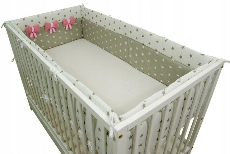 Nestchen 420x30 Bettnestchen Bettschlange Knotenkissen Bettumrandung Babyzimmer - Bettwäsche, Kissen & Decken - Bild 2