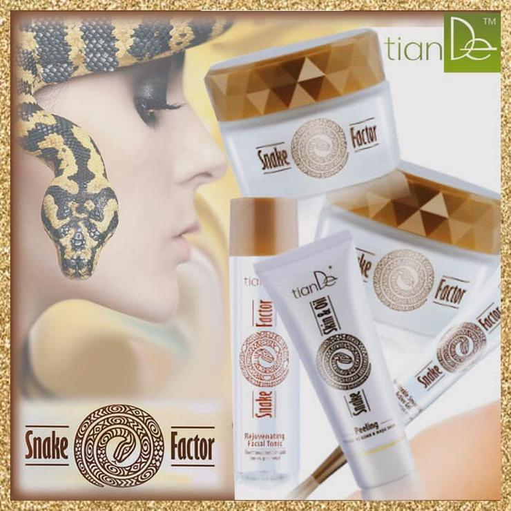Anti-Aging-Gesichtspflegeserie mit Schlangenöl „Snake Factor“ tianDE Naturkosmetik 