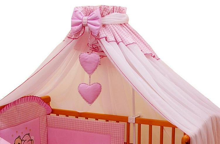 Betthimmel Netze für Babybett Breite 300cm Babyzimmer Bettausstattung 3 Farben - Bettwäsche, Kissen & Decken - Bild 3