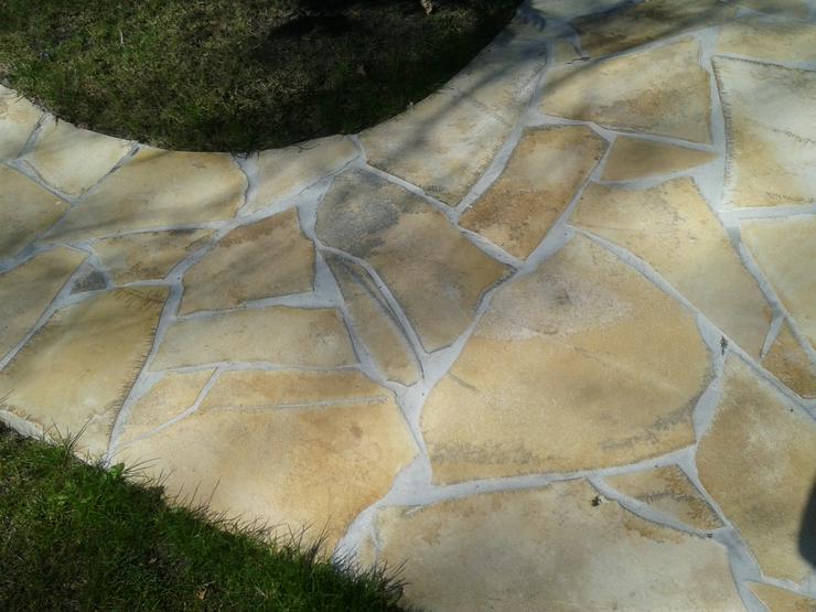 Bild 4: Natursteine Polygonalplatten Terrasse Neu Aktion