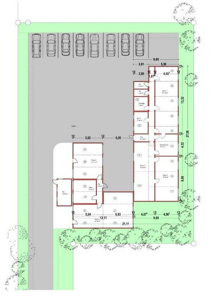 Bild 7: Großzügige moderne Büroanlage in Hof maklerfrei zu vermieten