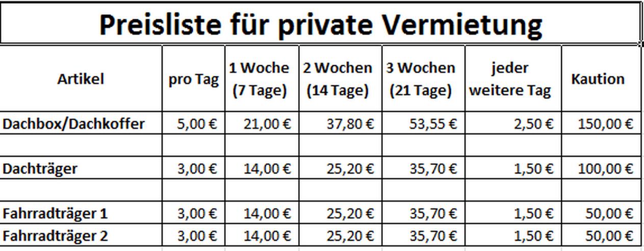 Bild 7: Fahrradhalterung für Kfz, mieten statt kaufen! Ab € 1,50 pro Tag!