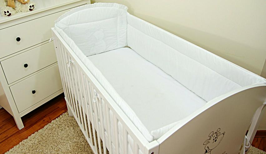 Nestchen 420x30 Bettumrandung Babyzimmer Bettnestchen Bettschlange Knotenkissen - Bettwäsche, Kissen & Decken - Bild 6