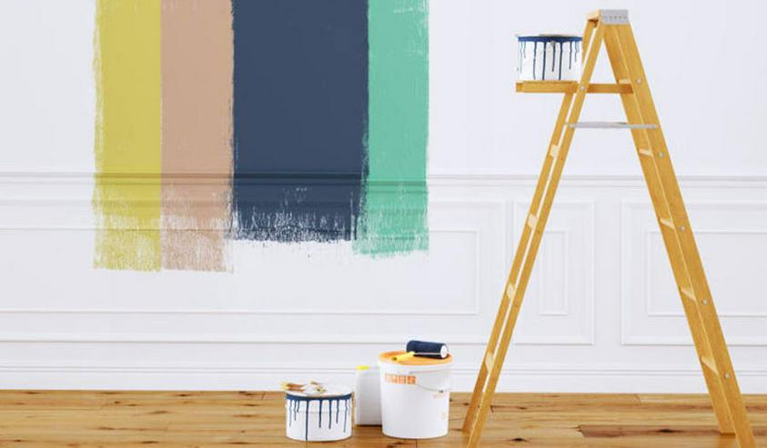 Bild 7: Professionelle Malerarbeiten in Wohnungen und Einfamilienhäusern.  Klassisch ein- oder mehrfarbig oder kreativ mit individuellen Grafiken.