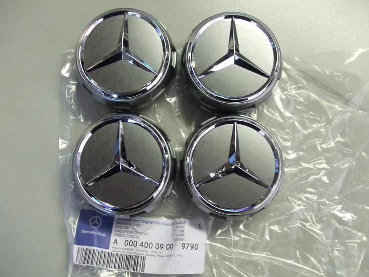 Bild 9: Mercedes AMG Lorinser Felgendeckel Nabenkappen Brabus 60mm + 75mm NEUware Nabendeckel