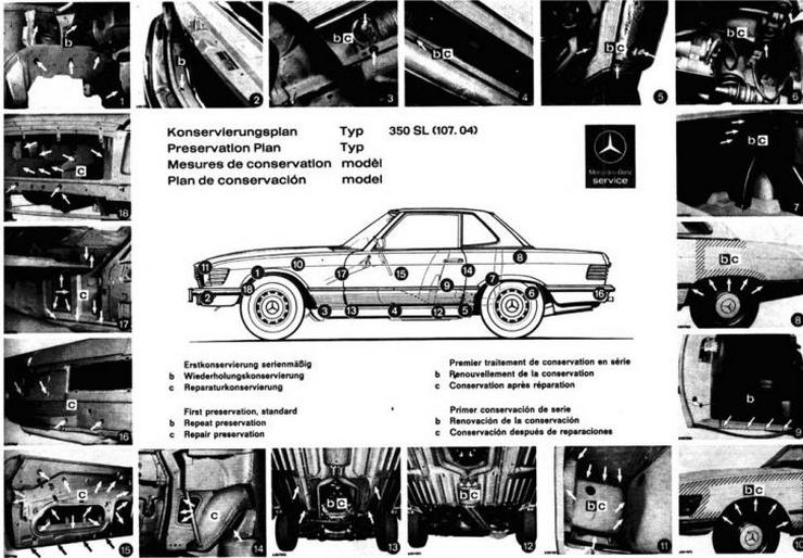 Bild 8: Mercedes 107 SL SLC 280 450 560 - Werkstatt Reparatur Service Profi CD Werkstatthandbuch 1971-1989