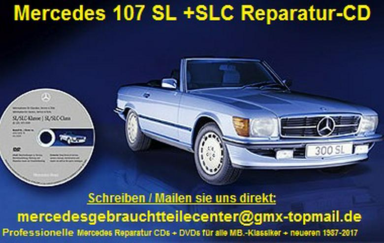Bild 2: Mercedes 107 SL SLC 280 450 560 - Werkstatt Reparatur Service Profi CD Werkstatthandbuch 1971-1989