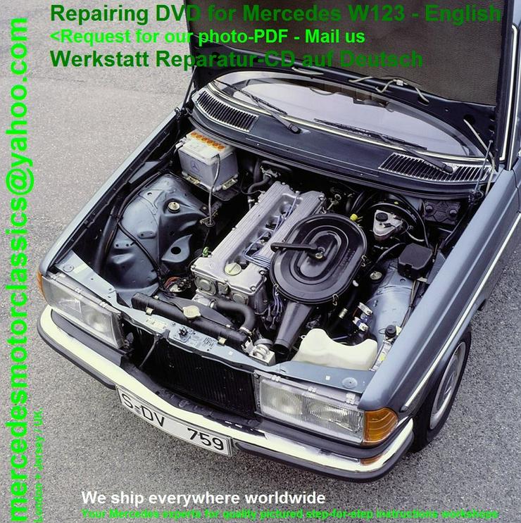 Bild 5: Mercedes W123 123 E-Klasse - Profi Werkstatt Reparatur CD - Coupé Limousine Kombi - ALLE Modelle € 33,-
