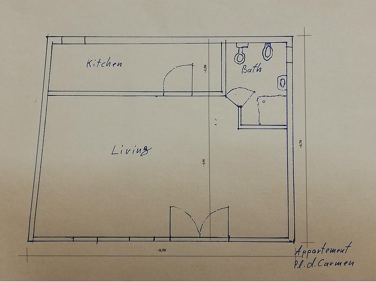 55qm Appartement in Mexiko mit Gartenanteil, 1200m zum Meer, Wasser Ganzjährig 27Grad  - Haus kaufen - Bild 9