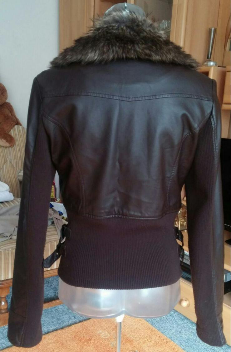 Bild 4: Damen Jacke Leder Imitat Fell Gr.38 Tally Weijl