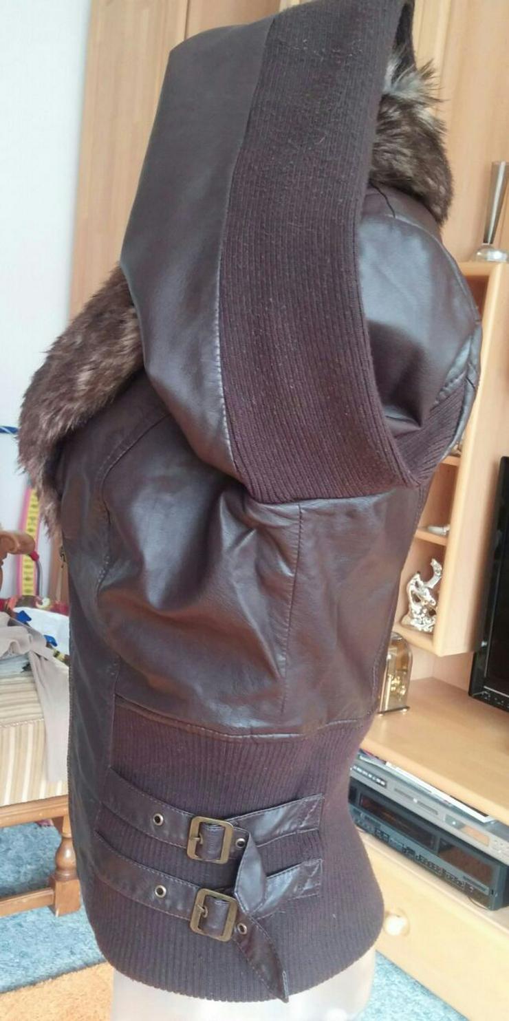 Bild 6: Damen Jacke Leder Imitat Fell Gr.38 Tally Weijl
