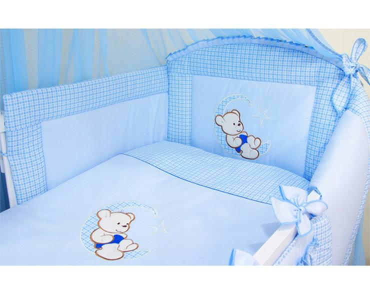 Bild 8: Mond Bestickte Bettwäsche Bett Matratze 60x120cm Bettausstattung Bettsets Baby