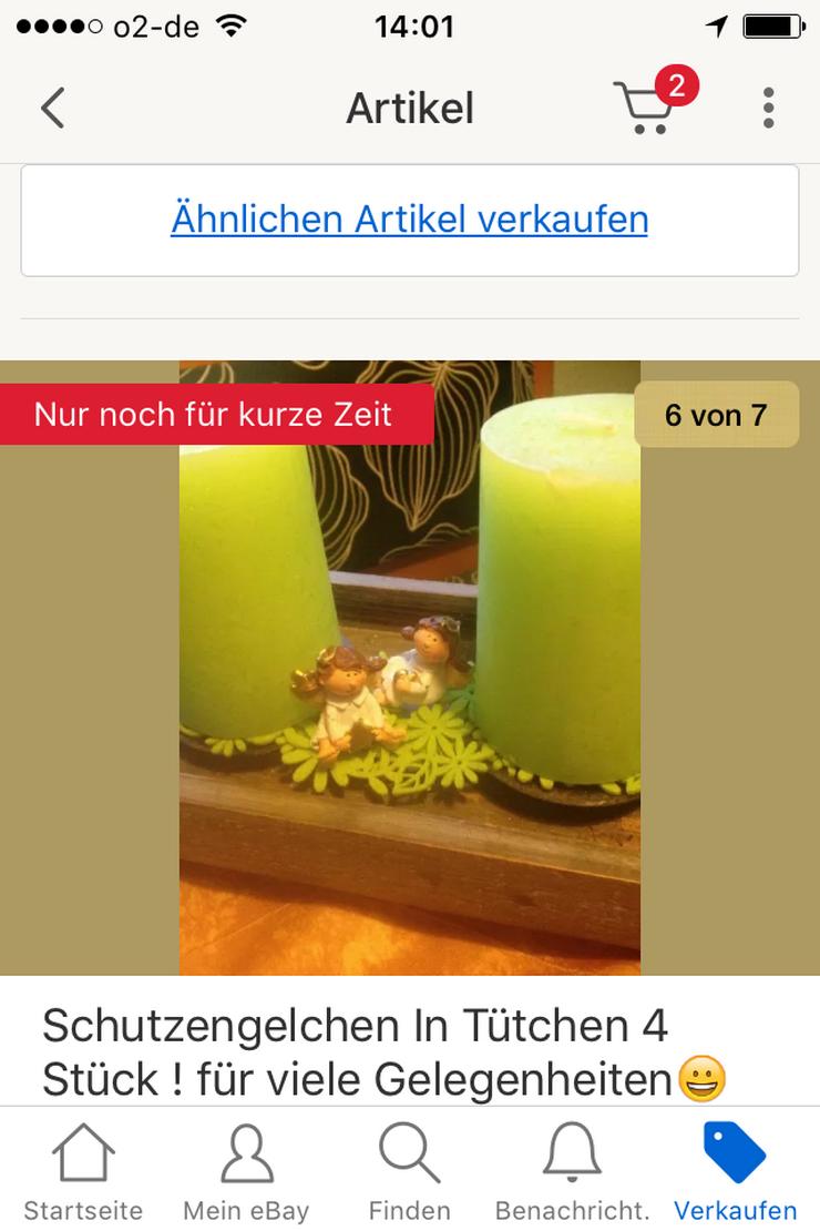 4 süße Engel in Tütchen Ca.3,5cm - zu Verschenken - Bild 6