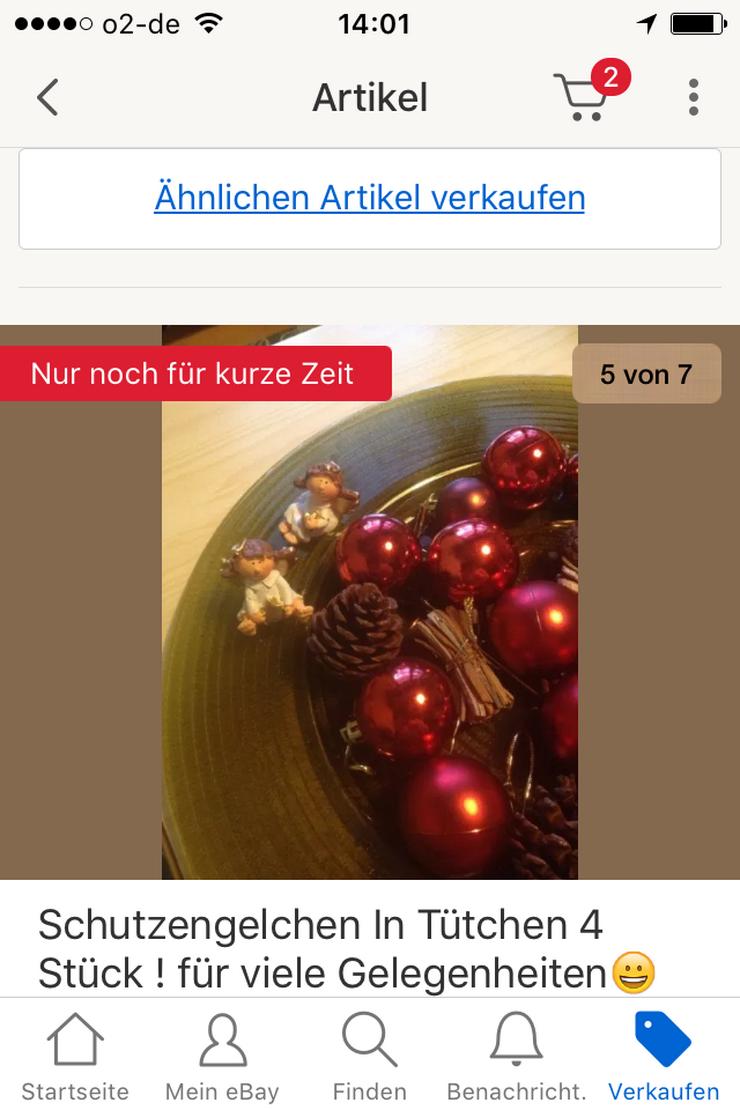 4 süße Engel in Tütchen Ca.3,5cm - zu Verschenken - Bild 5