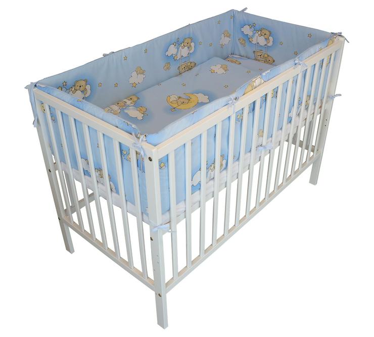 Bettnestchen Nestchen 360/420x30 Bettumrandung Babyzimmer Bettausstattung Baby  - Bettwäsche, Kissen & Decken - Bild 5