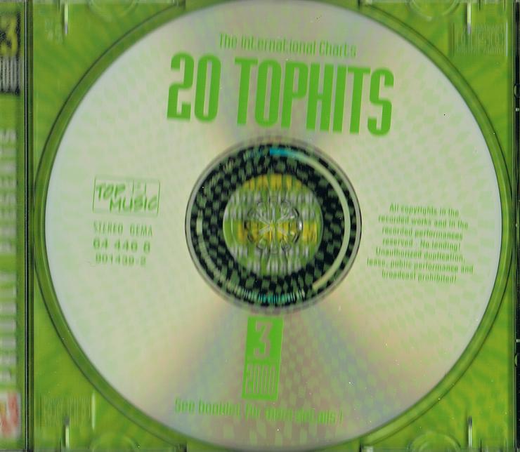 CD 20 Top Hits - International Charts 3/2000 - - CD - Bild 3