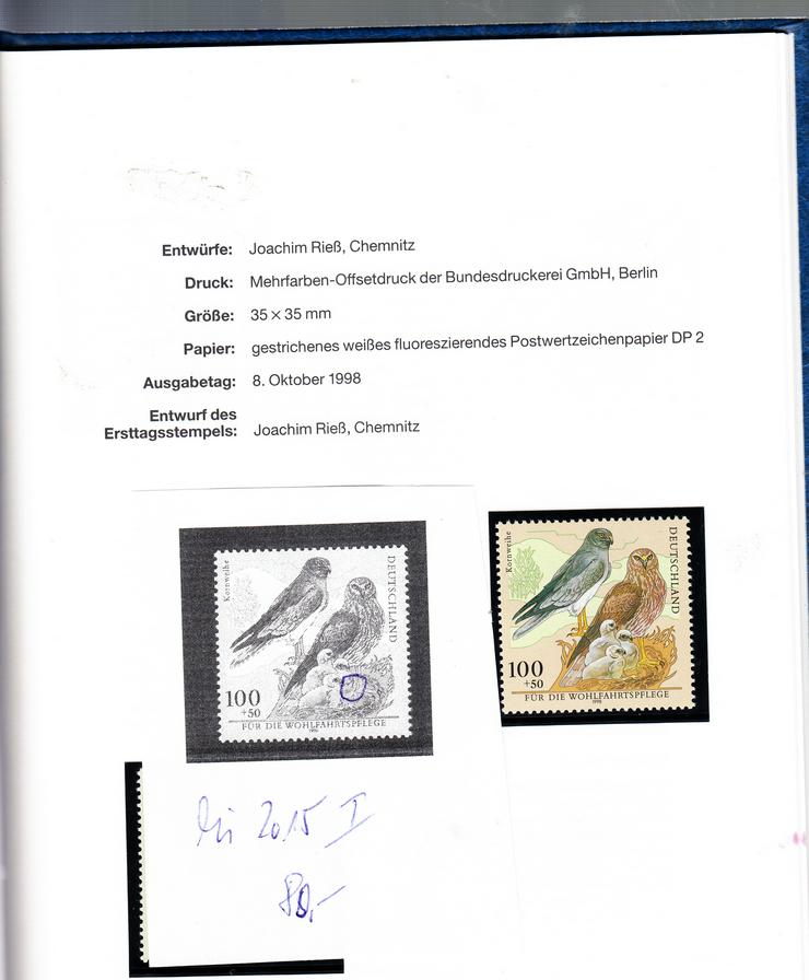 Bild 4: Bund Jubiläumsjahrbuch 1998 mit Hologramm und 2 Abarten