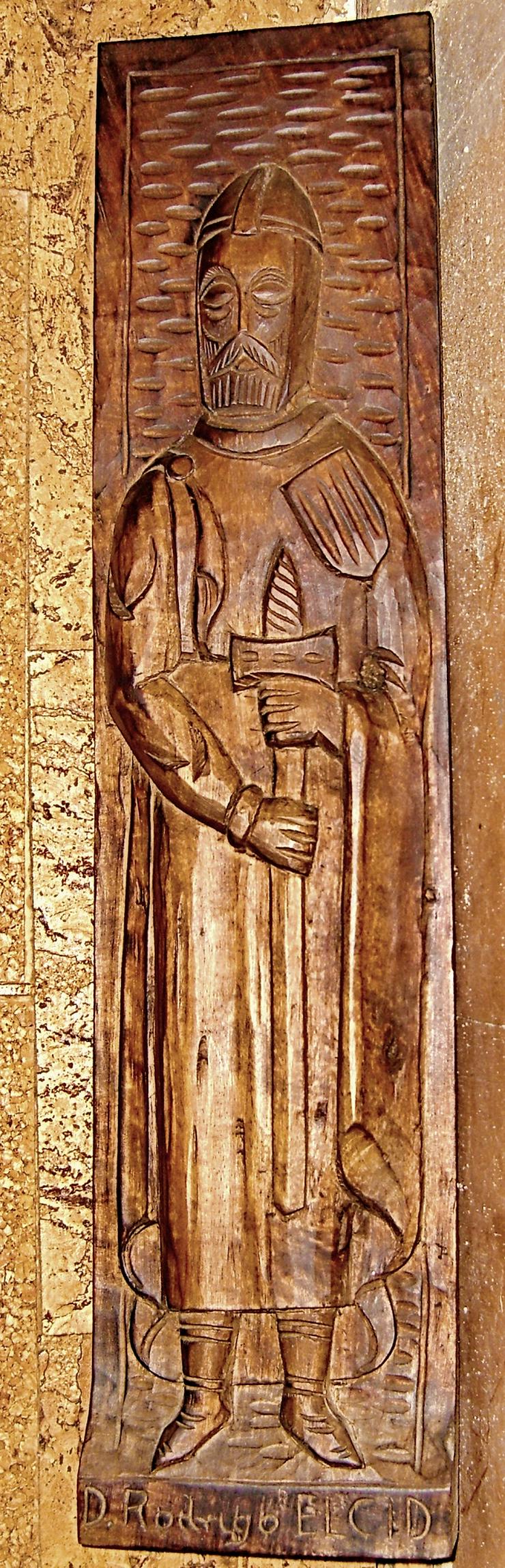 Bild 2: holz relief bild  El Cid
