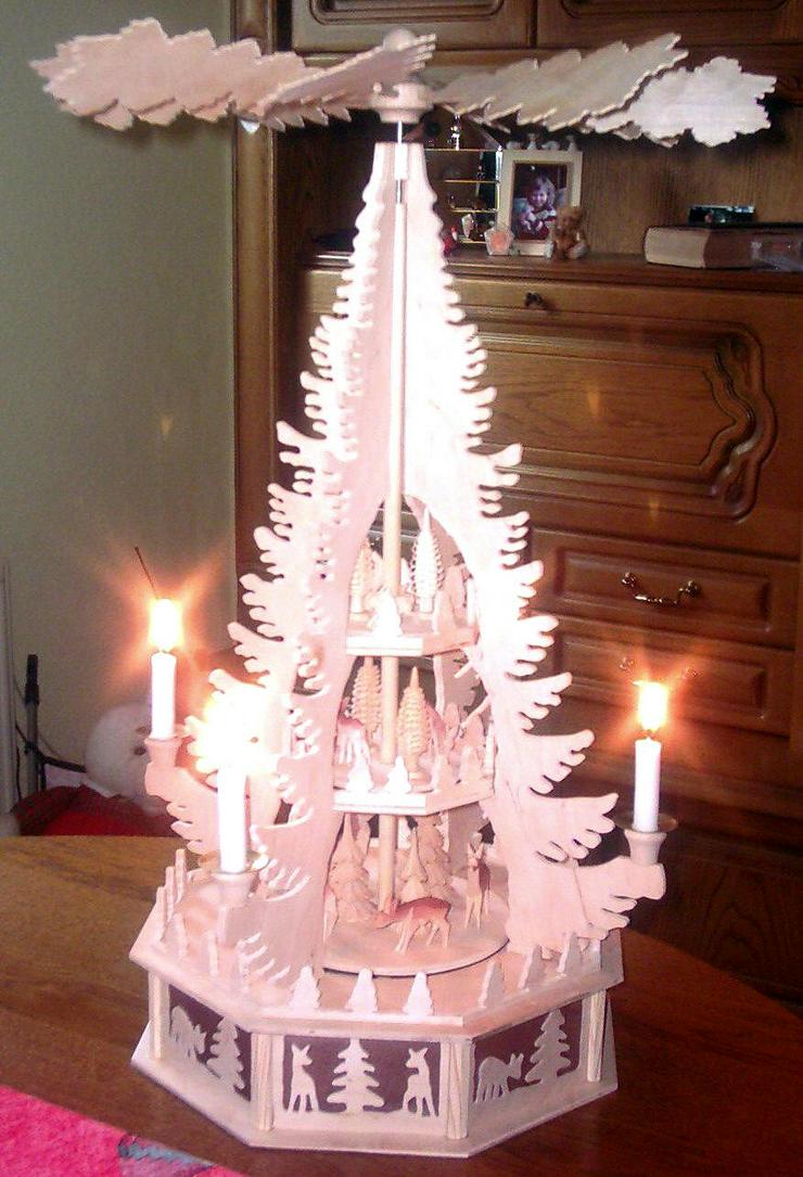 Bild 4: Bausatz Erzgebirgische Weihnachtspyramide mit 3 Etagen