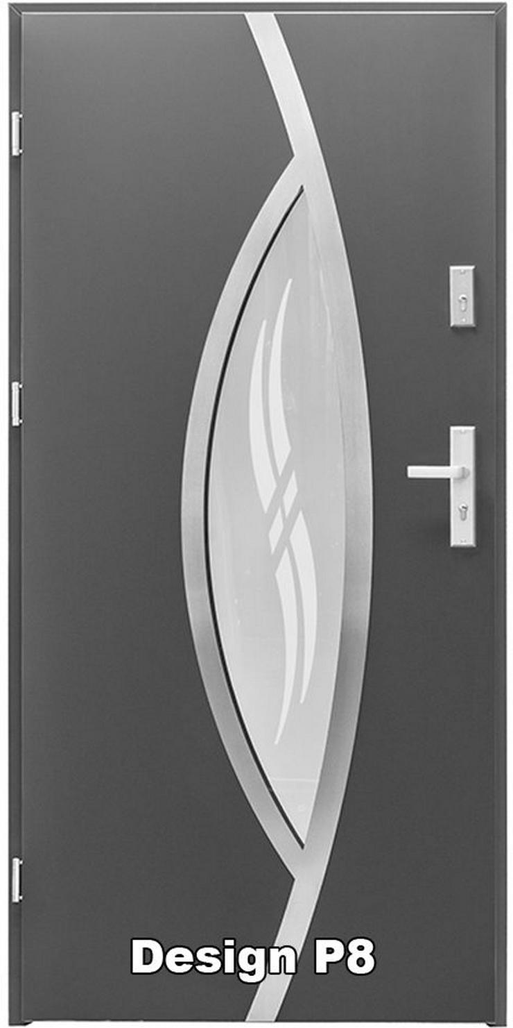 Tür Haustür P5/P6/P7/P8 Eingangstür Stahltür 80/90 ID Design 5 Farben weiß - Türen - Bild 5