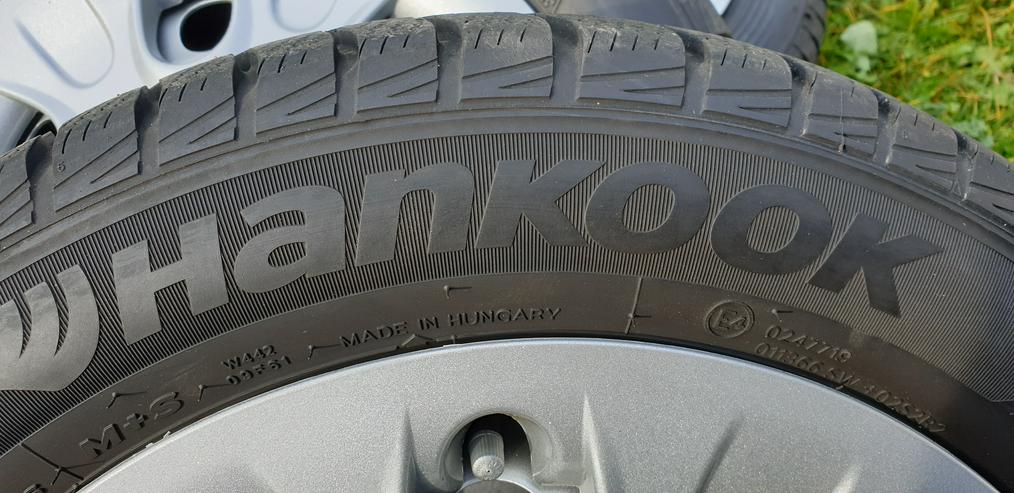 Für MINI mit 4 Loch-Felgen. 4 Kompletträder Winter 175/65R15 von HANKOOK. Fast wie NEU!  - Winter Kompletträder - Bild 3