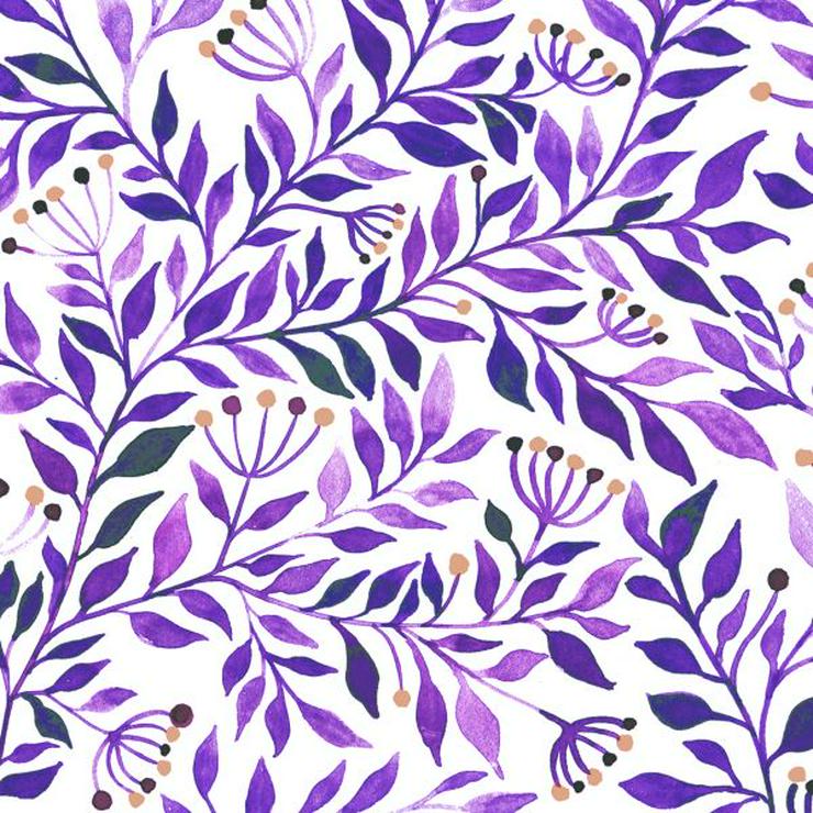 ppd Papierservietten Botanicals purple