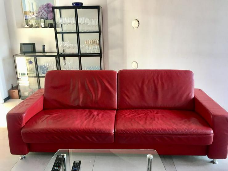 2 elegante, hochwertige Echtledersofas - Sofas & Sitzmöbel - Bild 3