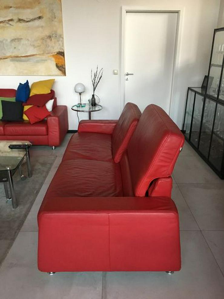 2 elegante, hochwertige Echtledersofas - Sofas & Sitzmöbel - Bild 7