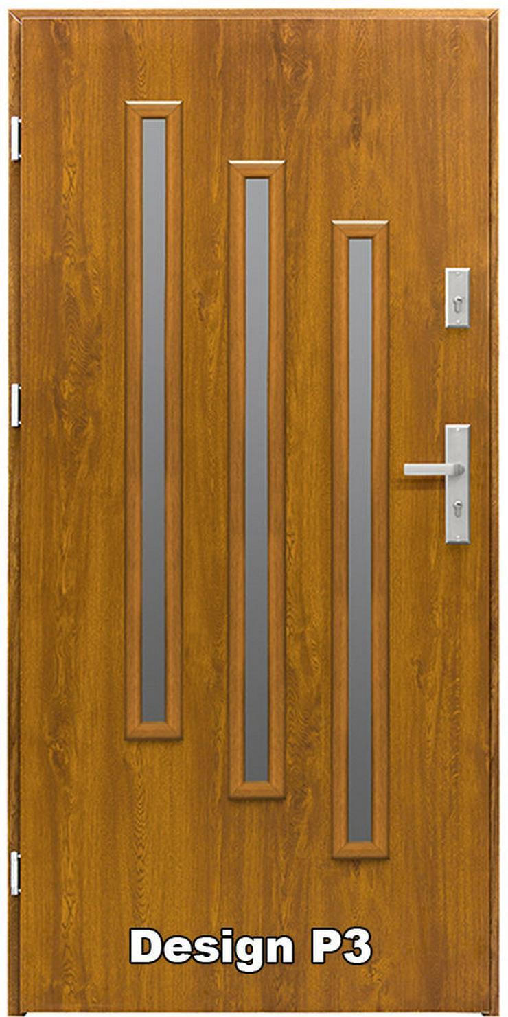 Bild 4: Haustür P1/P2/P3/P4 Eingangstür Stahltür Tür 80 90 100 Breite 5 Farben weiß