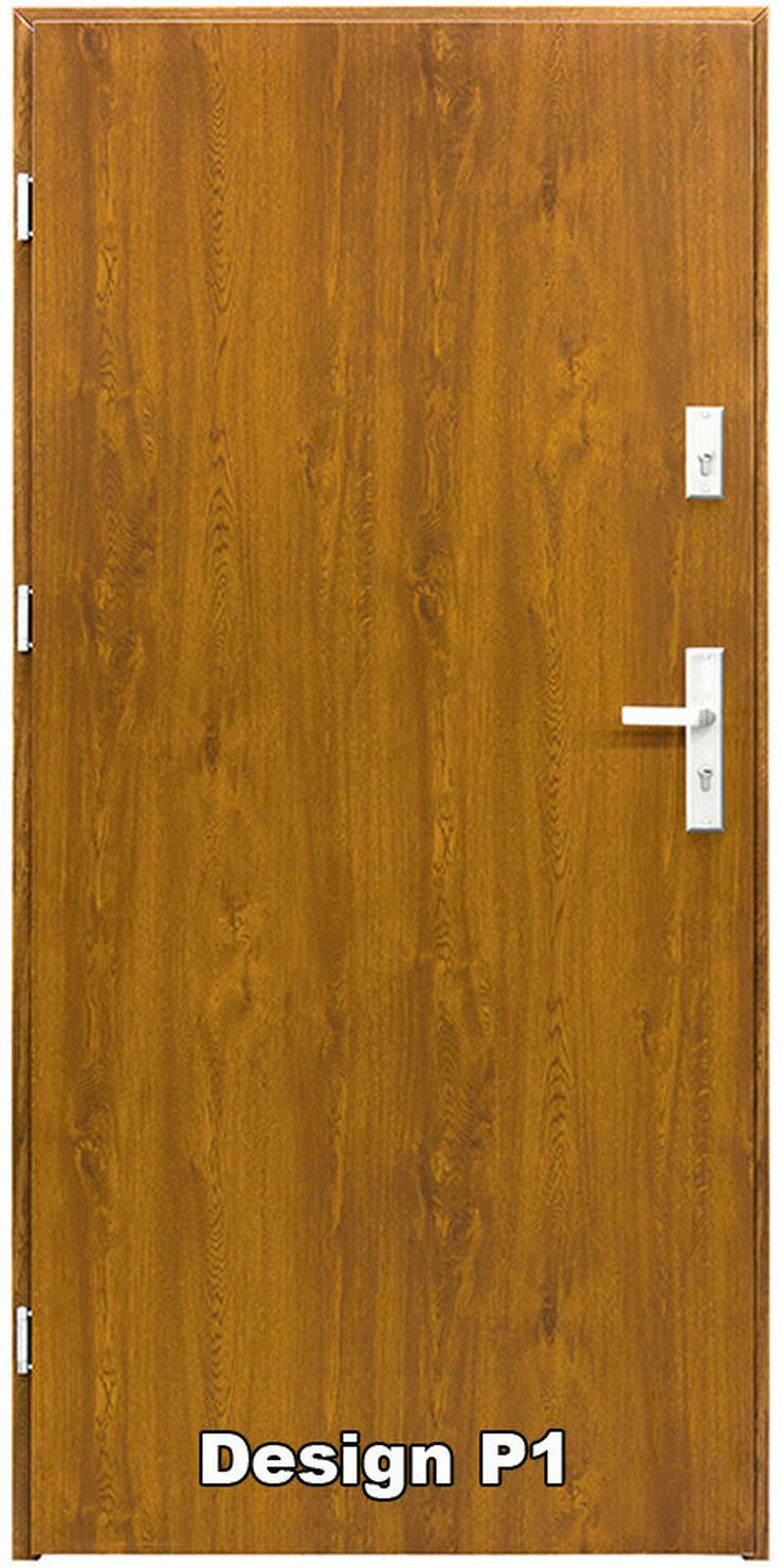 Bild 2: Haustür P1/P2/P3/P4 Eingangstür Stahltür Tür 80 90 100 Breite 5 Farben weiß