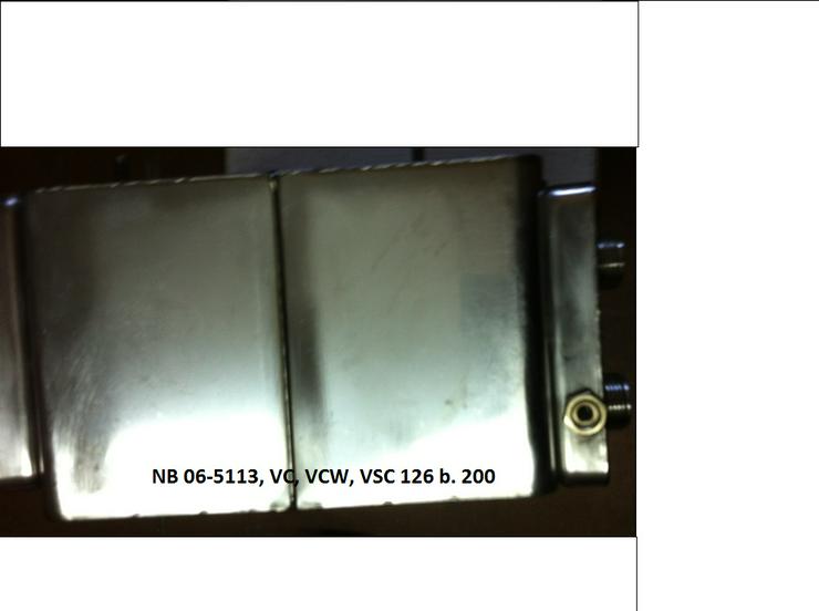 Bild 4: Vaillant Wärmetauscher HW 06-5113, VC 126 + 196 E-C./2-C; VCW 196 E-C /2-C; VSC Regeneriert