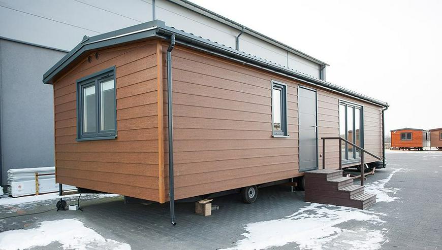Mobilheim Nordhorn Ferienhaus Wohnwagen Winterfest  - Mobilheime & Dauercamping - Bild 1