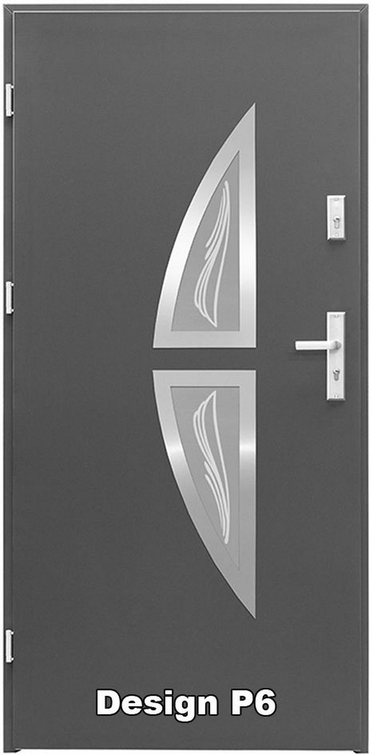 Tür Haustür P5/P6/P7/P8 Eingangstür Stahltür 80/90 ID Design 5 Farben weiß - Türen - Bild 3