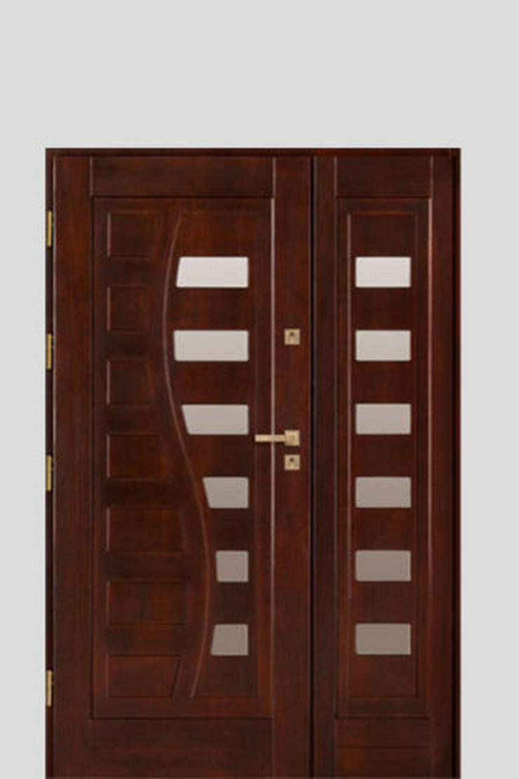 Tür DZ9 Holzaußentüren Haustür Eingangstür Holztür 60/70/80/90/100 6 Farben - Türen - Bild 3