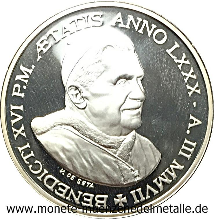 Bild 7: Vatikan 10 Euro Weltmessionstag 2007 Silber Münze