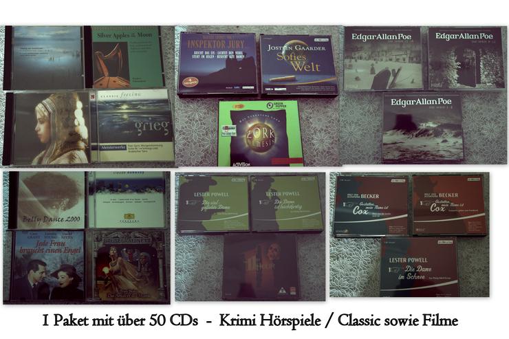 Bild 1: Über  50 CDs  -Classic - Hörspiele - Filme ,  sihe FOTOS