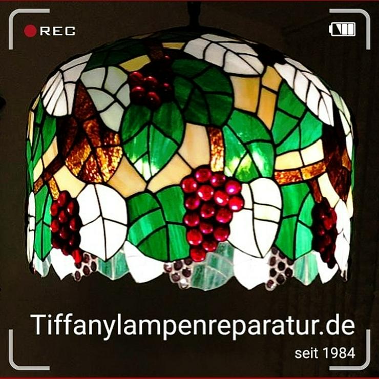 TIFFANY LAMPEN REPARATUR KLINIK in Essen & die GLASKUNST WERKSTATT seit 1984 & Tiffany Klinik Mülheim & Deko Bleiverglasung Galerie - Elektroinstallationen - Bild 6