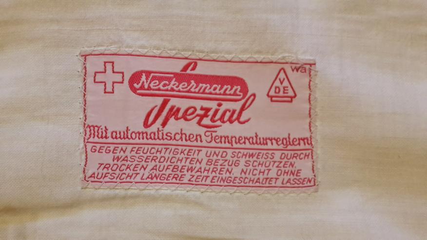Bild 11: altes Neckermann Heizkissen spezial