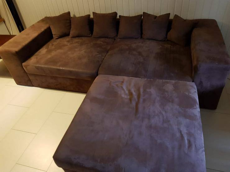 Big Sofa mit Hocker 
