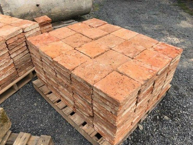 Bild 6: Terracotta-Fliesen /Antike Fliesen Ziegielplatten historische Original