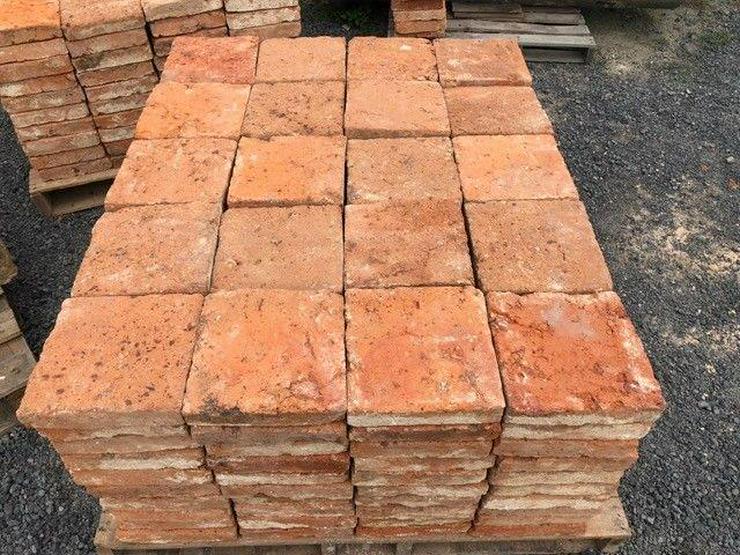Bild 8: Terracotta-Fliesen /Antike Fliesen Ziegielplatten historische Original