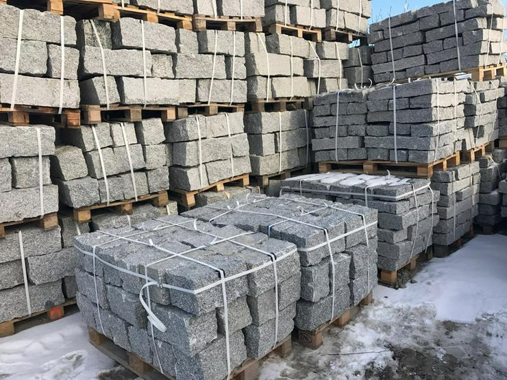 Bild 6: Granit Striegau Mauersteine 20x20x40 grau Naturstein Granit Stein