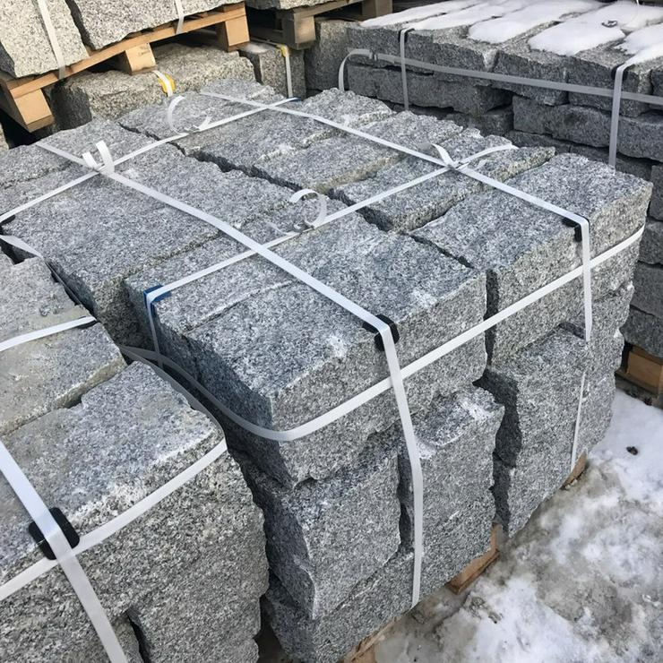 Bild 5: Granit Striegau Mauersteine 20x20x40 grau Naturstein Granit Stein