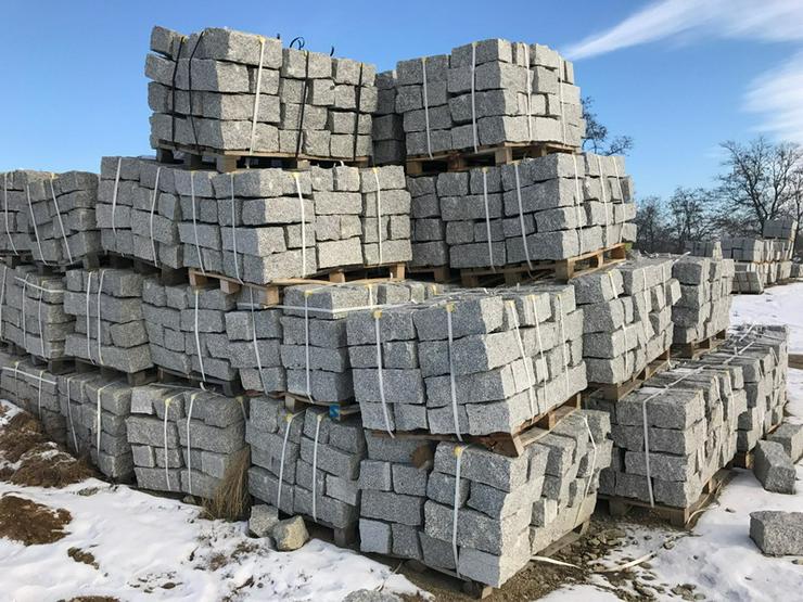 Bild 10: Granit Striegau Mauersteine 20x20x40 grau Naturstein Granit Stein