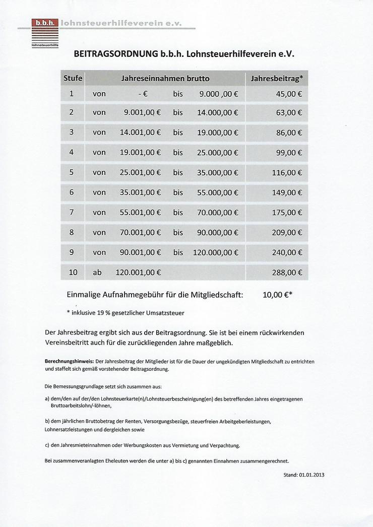 Bild 2: Einkommensteuererklärung - Steuererklärung - Lohnsteuerhilfe