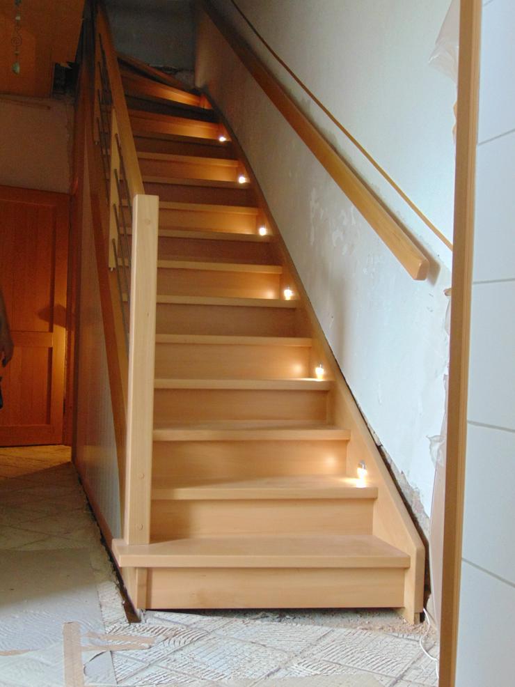 Bild 4: Handwerkliche Herstellung von Treppen